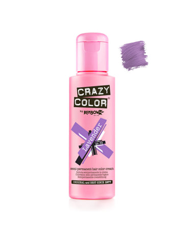 Crazy Color Semi-Permenant Hair Color Cream No. 54 Lavender - Daring and Unique - 100ml